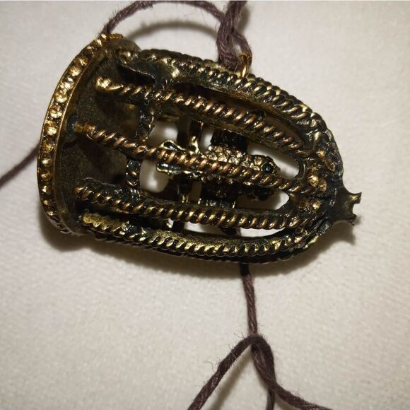 Vintage Rustic Bird/owl 🦉 charm in cage  necklace - Picture 8 of 9